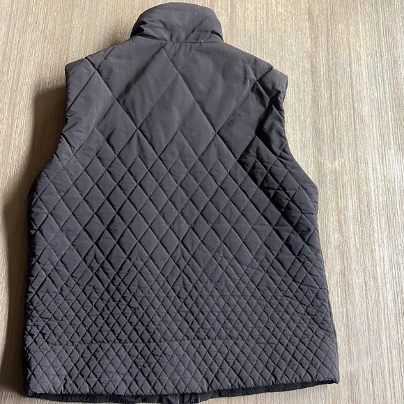 Postcard Black Quilted Vest Size 8 - Picture 4 of 7